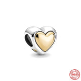 925 Silver Family Easter Egg And Motorcycles Charm Bead for Bracelet DIY