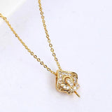 Pendant Mount Base for 8-9mm Pearls Stones Beads