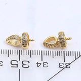 Pendant Mount Base for 8-9mm Pearls Stones Beads