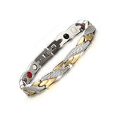 Twisted Magnet Health Bracelet - Stainless Steel Unisex Jewelry