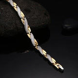 Twisted Magnet Health Bracelet - Stainless Steel Unisex Jewelry