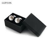 Steampunk Gear Watch Movement Cufflinks Stainless Steel