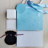 5Pc Pan-Style Jewelry Gift Boxes Set for Bracelet Ring Earring with Bag & Cloth
