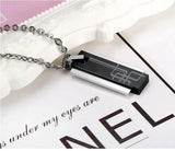 Geometric Stainless Steel Men's Pendant Necklace