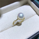 Adjustable Ring Base Mountings for Pearl Beads Stones