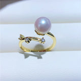 Adjustable Hot Ring Base Mountings for Pearl Beads