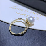 Adjustable Ring Base Mountings for Pearl Beads Stones