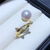 Adjustable Hot Ring Base Mountings for Pearl Beads