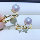 Adjustable Hot Ring Base Mountings for Pearl Beads