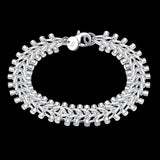 925 Sterling Silver Bracelets for Women Men's Chain