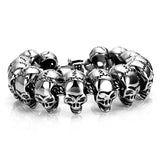 Skull Bracelet for Men Stainless Steel Chain
