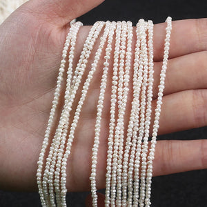1.8-2mm Natural Potato Shape Freshwater Pearl