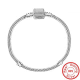 925 Silver 3mm Snake Chain for DIY Charms Bracelets