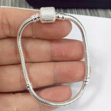 925 Silver 3mm Snake Chain for DIY Charms Bracelets