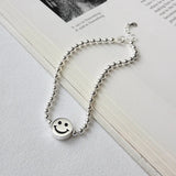 925 Silver Smile Face Romantic Bracelet for Women