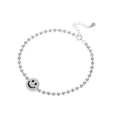 925 Silver Smile Face Romantic Bracelet for Women