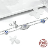 925 Silver Eyes Link Bracelets for Women