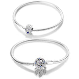 925 Sterling Silver Dream catcher Bracelet for DIY Jewelry Gift