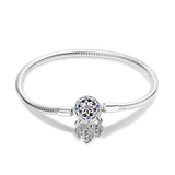 925 Sterling Silver Dream catcher Bracelet for DIY Jewelry Gift