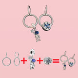 925 Silver Charm Hoop Earrings for Women - DIY Jewelry Making