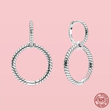 925 Silver Charm Hoop Earrings for Women - DIY Jewelry Making