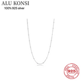 925 Silver Pan Necklace for Women