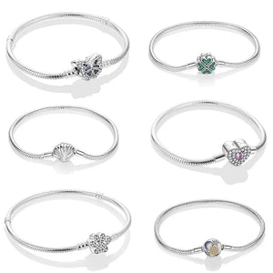 925 Silver Sun Moon Stars Bracelet for DIY Jewelry