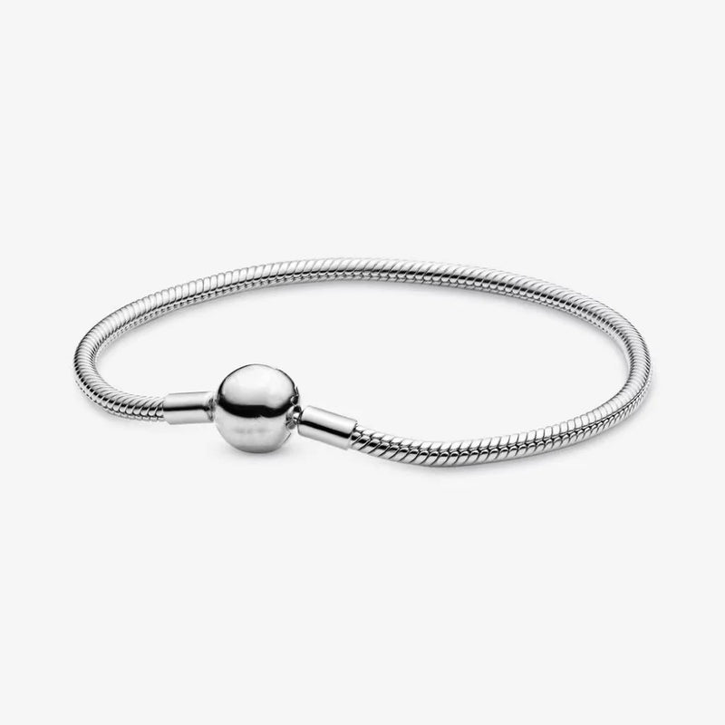 925 Silver Women's Pan Charm Bracelet