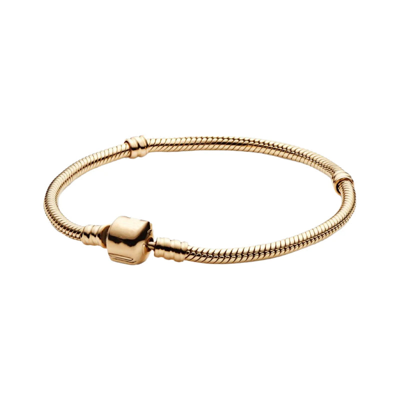925 Silver Bracelet Pan Charm DIY Jewelry