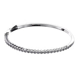 Genuine 925 Silver Bracelet Women Pan Charm Snake Bangle DIY Jewelry