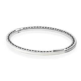 925 Silver Bracelet for Women - Pan Charm Chain Snake Bangle DIY Jewelry