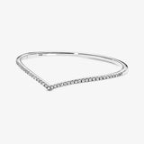 925 Silver Bracelet for Women Pan Charm Chain Bangle
