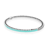 925 Silver Bracelet for Women - Pan Charm Chain Snake Bangle DIY Jewelry