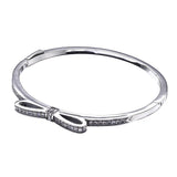 Genuine 925 Silver Bracelet Women Pan Charm Snake Bangle DIY Jewelry