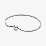 925 Silver Bracelet for Women Pan Charm DIY Jewelry