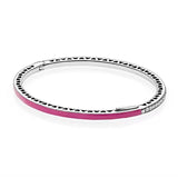 925 Silver Bracelet for Women - Pan Charm Chain Snake Bangle DIY Jewelry