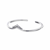 Genuine 925 Silver Bracelet Women Pan Charm Snake Bangle DIY Jewelry