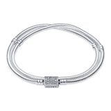 Authentic 925 Silver Bracelet for DIY Jewelry Making