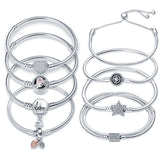 Authentic 925 Silver Bracelet for DIY Jewelry Making