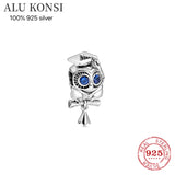 Real 925 Sterling Silver Love Heart Bead for Women