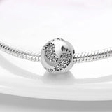 925 Sterling Silver Coffee Beads Charms for Bracelet Making DIY Jewelry
