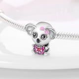925 Sterling Silver Coffee Beads Charms for Bracelet Making DIY Jewelry