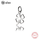 925 Silver Four-leafed Clover Pendant Necklace