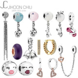 100% Real 925 Sterling Silver Beads for Women Fit Charm bracelet DIY Jewelry