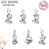 925 Sterling Silver Animal Beads for Charm Bracelet