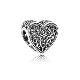 100% Real 925 Sterling Silver Pan Beads for Women Charm Bracelet DIY