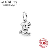 925 Sterling Silver Panda Beads for Women Charm Bracelet DIY Jewelry