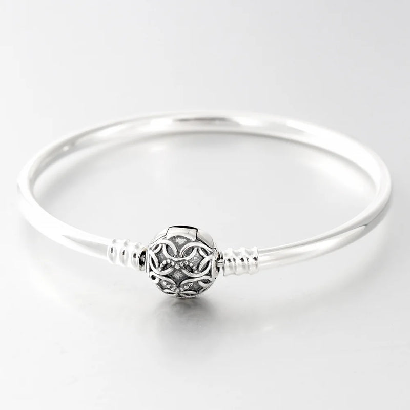 Authentic 925 Silver Pan Bracelet for Women