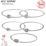 Authentic 925 Silver Pan Bracelet for Women