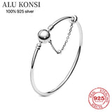 925 Silver Pan Bracelet for Women